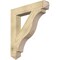 Ekena Millwork Funston Arts & Crafts Rough Sawn Bracket, Douglas Fir, 6"W x 38"D x 42"H BKT06X38X42FST03RDF - alternate 1